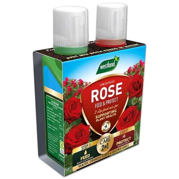 Westland Rose Feed & Protect 2x500ml 2 Westland Rose Feed & Protect 2x500ml - Image 2