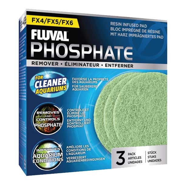 Fluval Phosphate Remover Pad 3-pk Fx4/5/6 1 Fluval Phosphate Remover Pad 3-pk Fx4/5/6