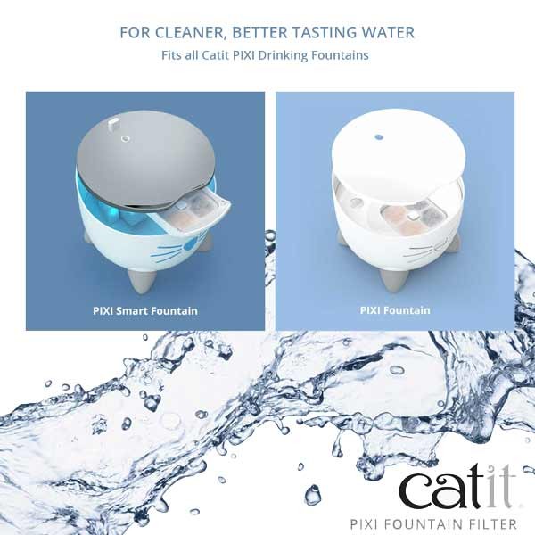 Catit Pixi Fountain Cartridge 6pk 2 Catit Pixi Fountain Cartridge 6pk - Image 2