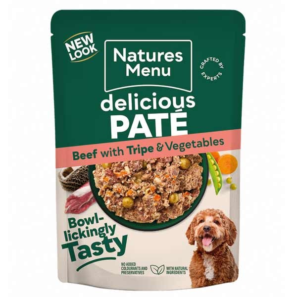 Natures Menu Original Beef 300g Adult Wet Dog Food Pouch 1 Natures Menu Original Beef 300g Adult Wet Dog Food Pouch