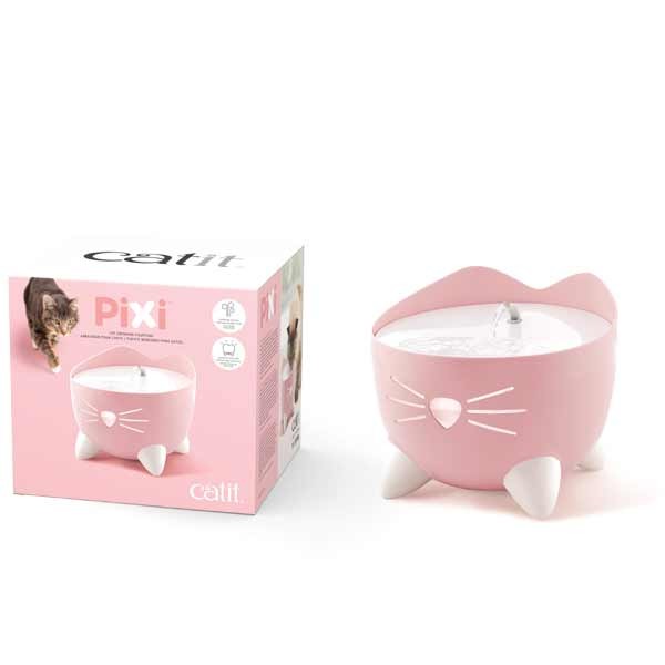Catit Pixi Fountain Light Pink 2 Catit Pixi Fountain Light Pink - Image 2