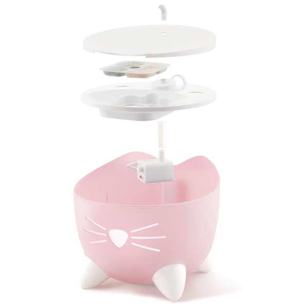Catit Pixi Fountain Light Pink 3 Catit Pixi Fountain Light Pink - Image 3