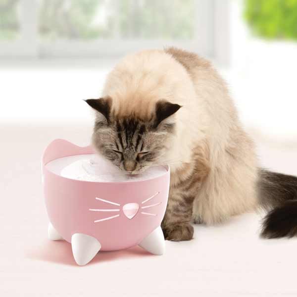 Catit Pixi Fountain Light Pink 5 Catit Pixi Fountain Light Pink - Image 5
