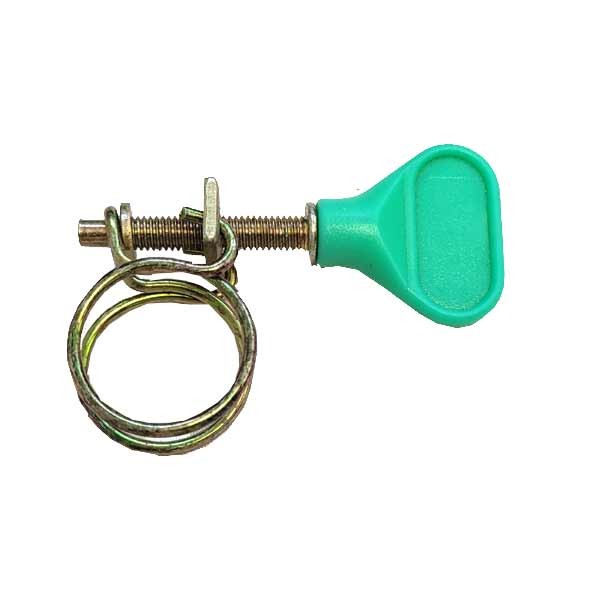 Kockney Koi Tubing clips 1/2 Green Double Wire 1 Kockney Koi Tubing clips 1/2 Green Double Wire