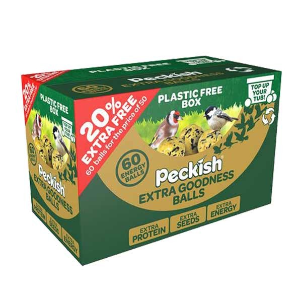 Peckish Extra Goodness EnergyBall 50+20 Percent Box 1 Peckish Extra Goodness EnergyBall 50+20 Percent Box