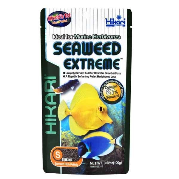 Hikari Seaweed Extreme Small Sinking Pellet 100g 1 Hikari Seaweed Extreme Small Sinking Pellet 100g