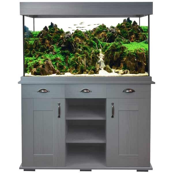Fluval Shaker 345 Litres Slate Grey Aquarium & Cabinet 1 Fluval Shaker 345 Litres Slate Grey Aquarium & Cabinet