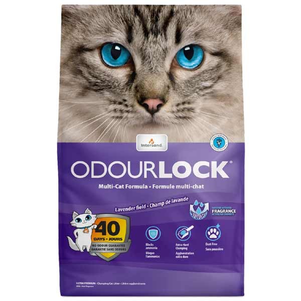 InterSand Odourlock Cat Litter Lavender 6kg 2 InterSand Odourlock Cat Litter Lavender 6kg - Image 2