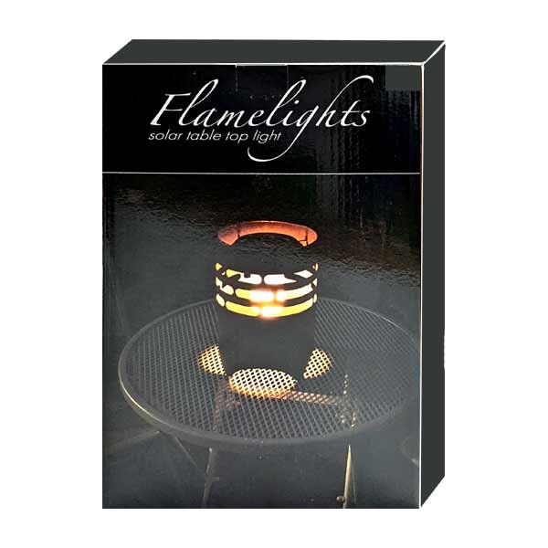 Greenkey Small Table Top Cylinder Shaped Solar Flamelight 18x25.5cm 1 Greenkey Small Table Top Cylinder Shaped Solar Flamelight 18x25.5cm