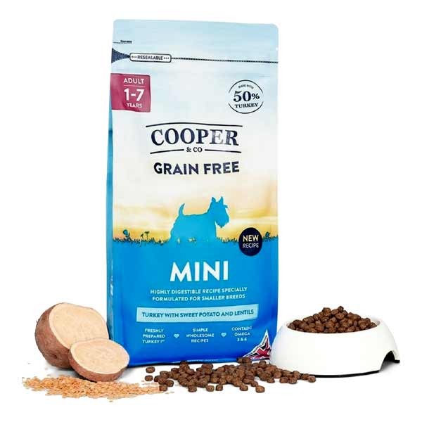 Cooper & Co Mini Turkey with Sweet Potato & Lentils 1.5kg Dry Dog Food 2 Cooper & Co Mini Turkey with Sweet Potato & Lentils 1.5kg Dry Dog Food - Image 2