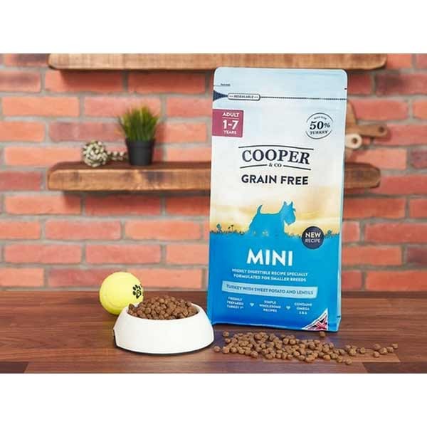 Cooper & Co Mini Turkey with Sweet Potato & Lentils 1.5kg Dry Dog Food 3 Cooper & Co Mini Turkey with Sweet Potato & Lentils 1.5kg Dry Dog Food - Image 3