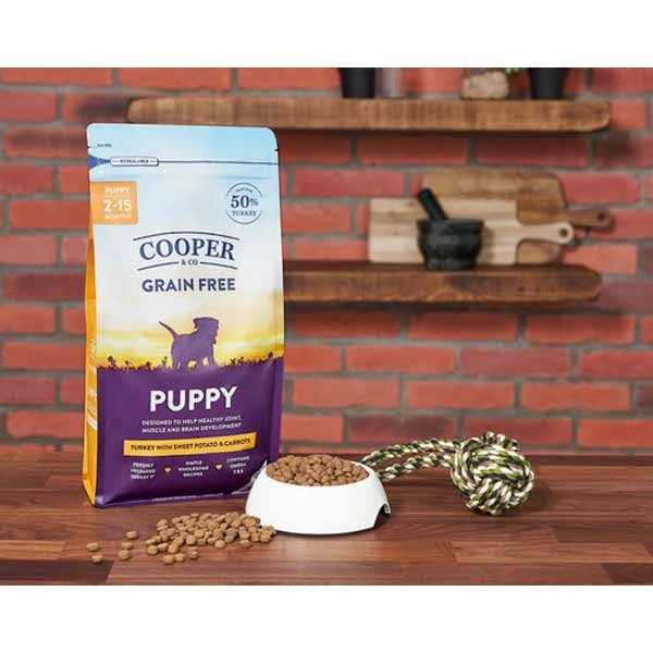 Cooper & Co Puppy Turkey with Sweet Potato & Carrots 10kg Dry Dog Food 3 Cooper & Co Puppy Turkey with Sweet Potato & Carrots 10kg Dry Dog Food - Image 3