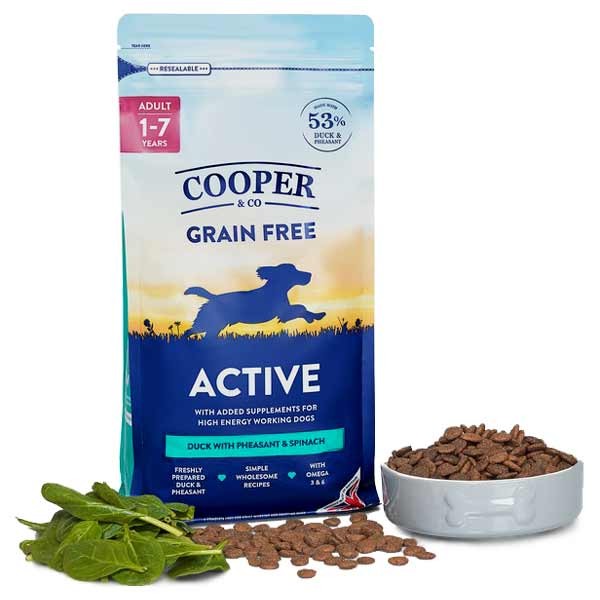 Cooper & Co Active Duck with Pheasant & Spinach 1.5kg Dry Dog Food 2 Cooper & Co Active Duck with Pheasant & Spinach 1.5kg Dry Dog Food - Image 2
