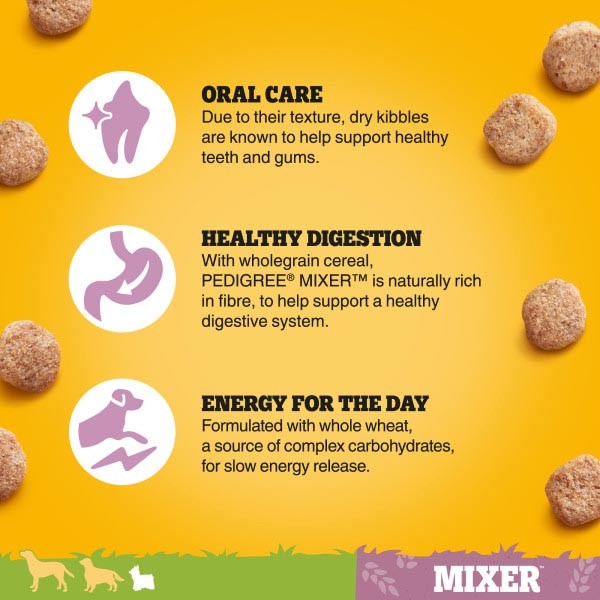 Pedigree Small Bite Mixer Adult 2kg Dry Dog Food 4 Pedigree Small Bite Mixer Adult 2kg Dry Dog Food - Image 4