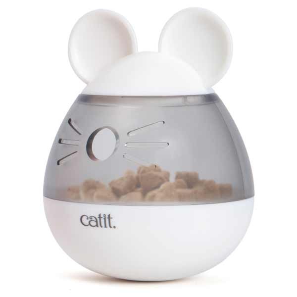 Catit Pixi Treat Dispenser Mouse Cat Toy 1 Catit Pixi Treat Dispenser Mouse Cat Toy