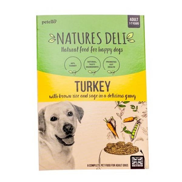 Natures Deli Turkey with Brown Rice in Gravy Adult 400g Wet Dog Food 1 Natures Deli Turkey with Brown Rice in Gravy Adult 400g Wet Dog Food
