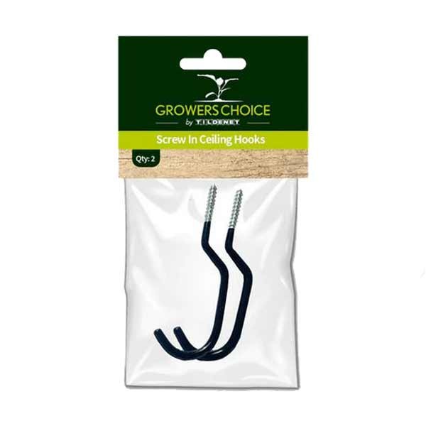 Growers Choice Screw-in Ceiling Hooks 2 Pack 1 Growers Choice Screw-in Ceiling Hooks 2 Pack