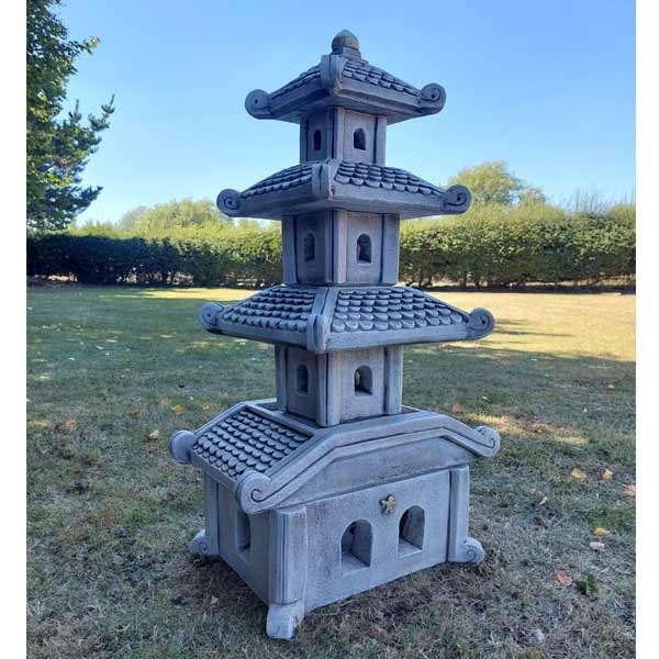 Japanese Temple Stone Garden Ornament 86cm 1 Japanese Temple Stone Garden Ornament 86cm