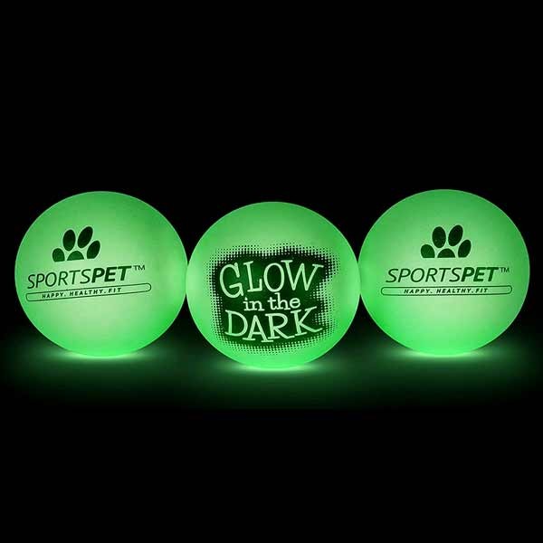 Sportspet Glow In The Dark Ball 65mm Single 4 Sportspet Glow In The Dark Ball 65mm Single - Image 4
