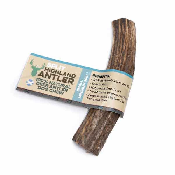 Nova Chews Highland Split Antler 100% Natural Chew Small Single Dog Treat 2 Nova Chews Highland Split Antler 100% Natural Chew Small Single Dog Treat - Image 2