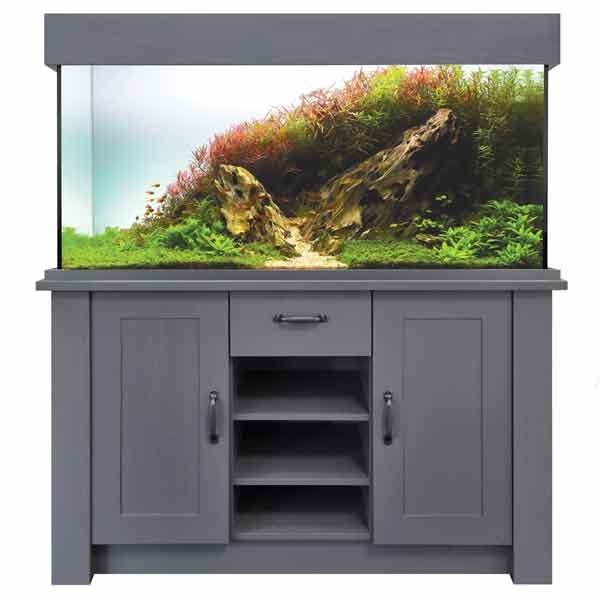 Oakstyle 230 Litres Slate Grey Aquarium & Cabinet Kit 1 Oakstyle 230 Litres Slate Grey Aquarium & Cabinet Kit