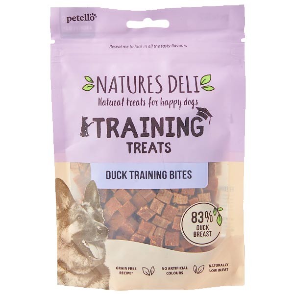 Natures Deli Duck Training Bites 100g Dog Treat 1 Natures Deli Duck Training Bites 100g Dog Treat