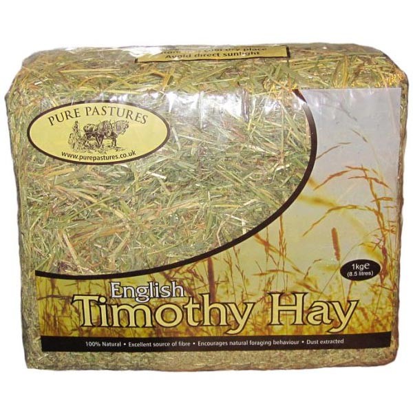 Pure Pastures English Timothy Hay 1kg 1 Pure Pastures English Timothy Hay 1kg