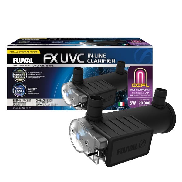 Fluval FX In-Line UVC Clarifier 1 Fluval FX In-Line UVC Clarifier