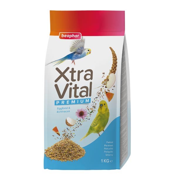 Beaphar XtraVital Parakeet Complete Bird Food 1kg 1 Beaphar XtraVital Parakeet Complete Bird Food 1kg