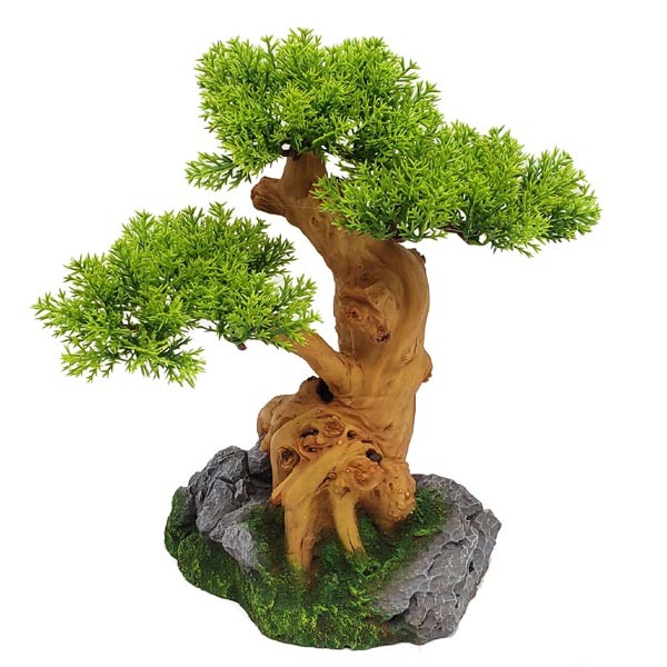 Aqua One Bonsai Tree on Rocks 22cm 1 Aqua One Bonsai Tree on Rocks 22cm