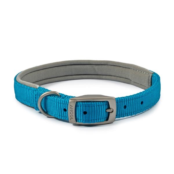 Ancol Padded Viva Collar Blue Size 4 1 Ancol Padded Viva Collar Blue Size 4