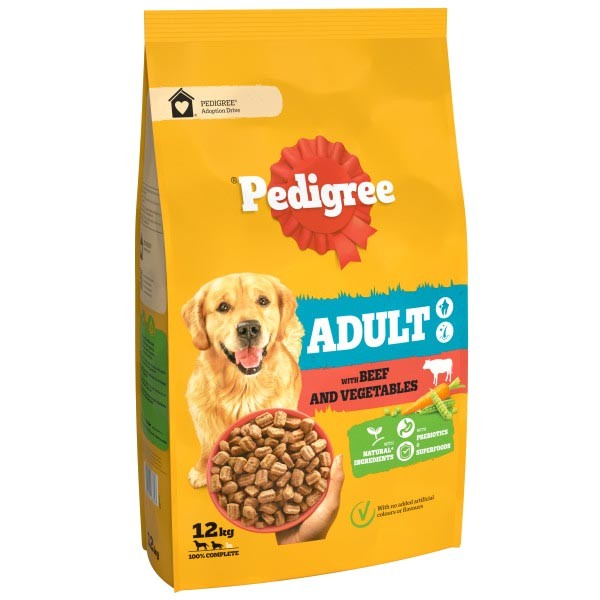 Pedigree Complete with Beef & Vegetable 12kg Dry Dog Food 1 Pedigree Complete with Beef & Vegetable 12kg Dry Dog Food