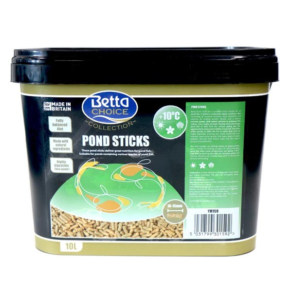 Betta Choice Pond Sticks Bucket 10 Litres 1 Betta Choice Pond Sticks Bucket 10 Litres