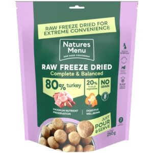 Natures Menu Complete Freeze Dried Turkey Dog Food 250g