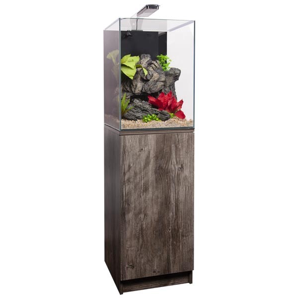 Aqua One Dynamic 55 Arizona Grey Oak Aquarium & Cabinet 1 Aqua One Dynamic 55 Arizona Grey Oak Aquarium & Cabinet