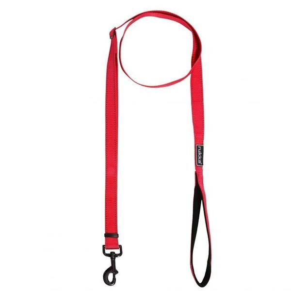 Rukka Bliss Adjustable Reflective Padded Handle Dog Leash Red Small 1 Rukka Bliss Adjustable Reflective Padded Handle Dog Leash Red Small