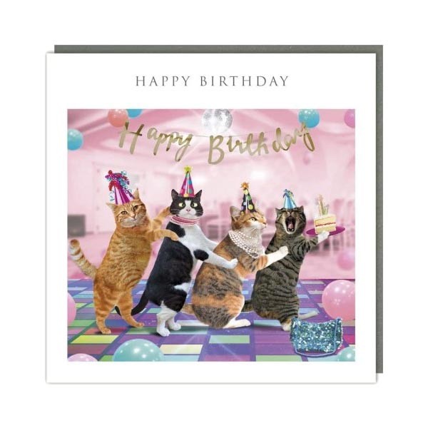 The Light Hearted Collection "Cat Conga" Card 1 The Light Hearted Collection "Cat Conga" Card