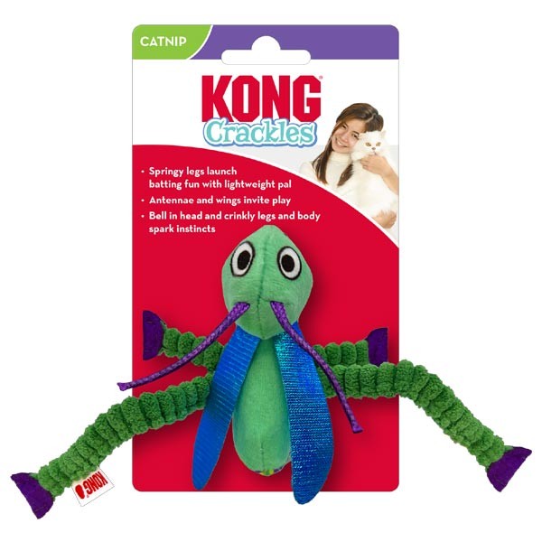 KONG Crackles Grasshopper Cat Toy 1 KONG Crackles Grasshopper Cat Toy