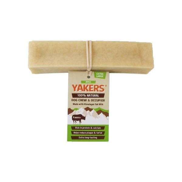Yakers Yak Milk Dog Chew Apple Extra Large 1 Yakers Yak Milk Dog Chew Apple Extra Large