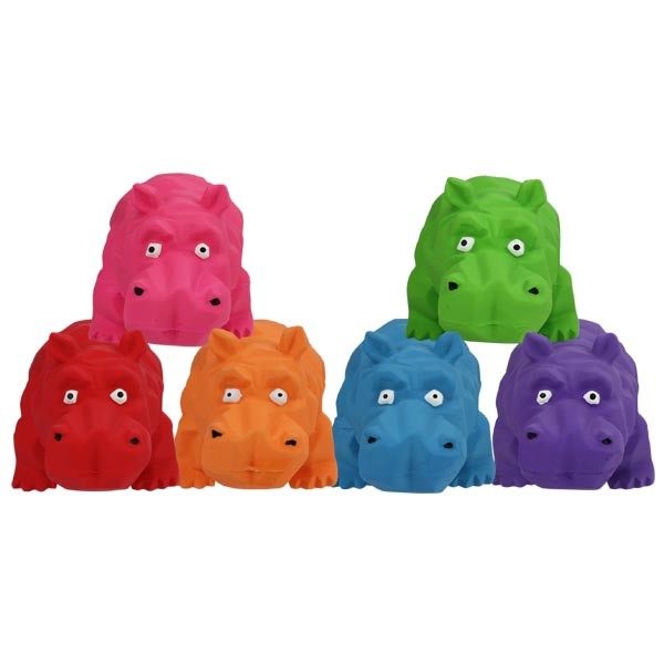 Origami Pals Hippo Small Latex Dog Toy 1 Origami Pals Hippo Small Latex Dog Toy