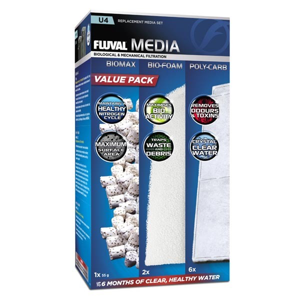 Fluval U4 Series Media Value Pack 1 Fluval U4 Series Media Value Pack