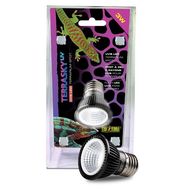 Exo Terra TerraSky UV LED Terrarium Spot 1 Exo Terra TerraSky UV LED Terrarium Spot