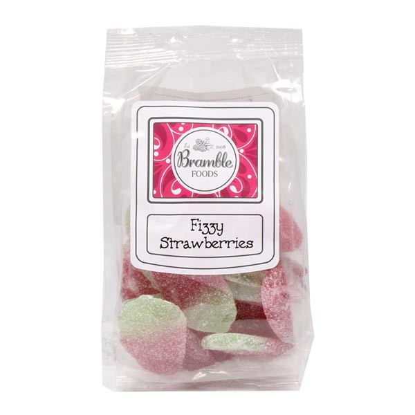 Bramble Foods Fizzy Strawberries 180g 1 Bramble Foods Fizzy Strawberries 180g