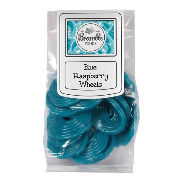 Bramble Foods Blue Raspberry Wheels 125g 1 Bramble Foods Blue Raspberry Wheels 125g