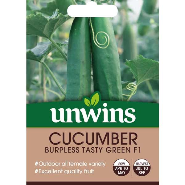 Unwins Cucumber Burpless F1 Seeds 1 Unwins Cucumber Burpless F1 Seeds