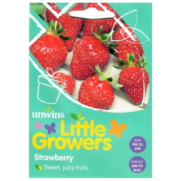 Unwins Little Growers Strawberry Seeds 1 Unwins Little Growers Strawberry Seeds