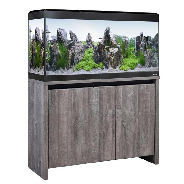 Fluval Roma 200 Grey Oak Bluetooth LED Aquarium & Cabinet 1 Fluval Roma 200 Grey Oak Bluetooth LED Aquarium & Cabinet