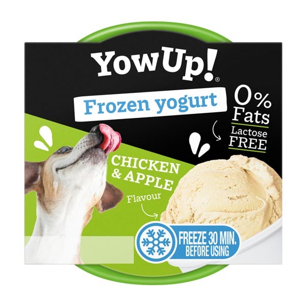 YowUp! Frozen Yoghurt Ice Cream for Pets Chicken & Apple 110g 1 YowUp! Frozen Yoghurt Ice Cream for Pets Chicken & Apple 110g