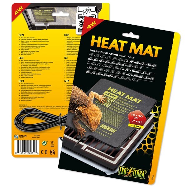 Exo Terra Self-regulating Heat Mat 4w PTC 1 Exo Terra Self-regulating Heat Mat 4w PTC