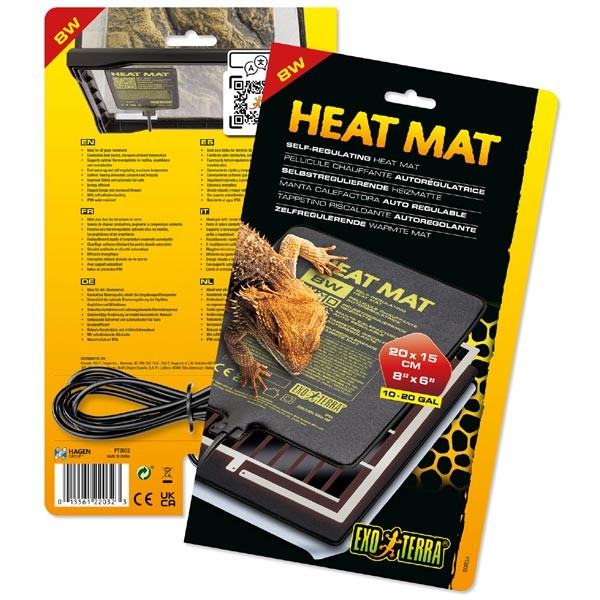 Exo Terra Self-regulating Heat Mat 8w PTC 1 Exo Terra Self-regulating Heat Mat 8w PTC
